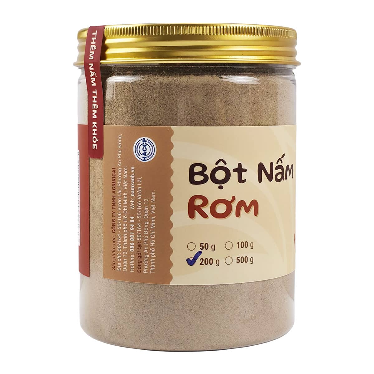 Hàm lượng dinh dưỡng trong Bột Nấm Rơm