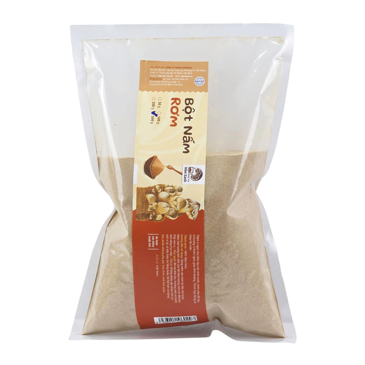 Nhận dạng Bột Nấm Rơm