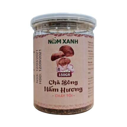 Chà Bông Nấm Hương Cháy Tỏi 150gr