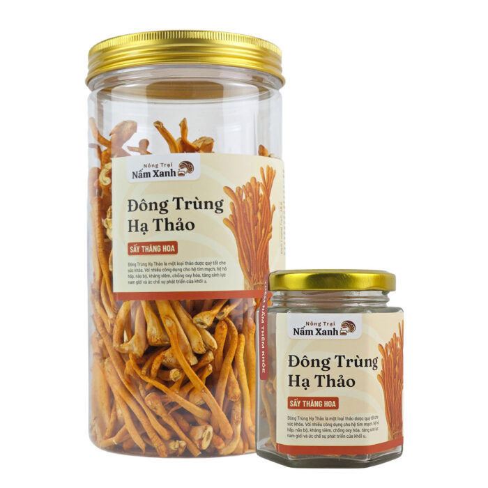 Đông Trùng Hạ Thảo Khô Sấy Thăng Hoa - Nấm Xanh