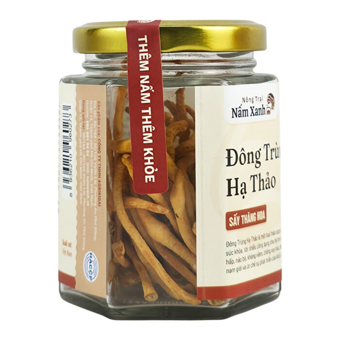 Đông Trùng Hạ Thảo Khô Sấy Thăng Hoa - Nấm Xanh