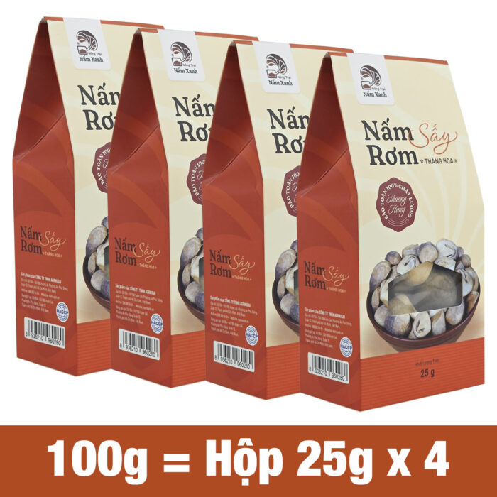 Nấm Rơm Sấy Thăng Hoa Thượng Hạng