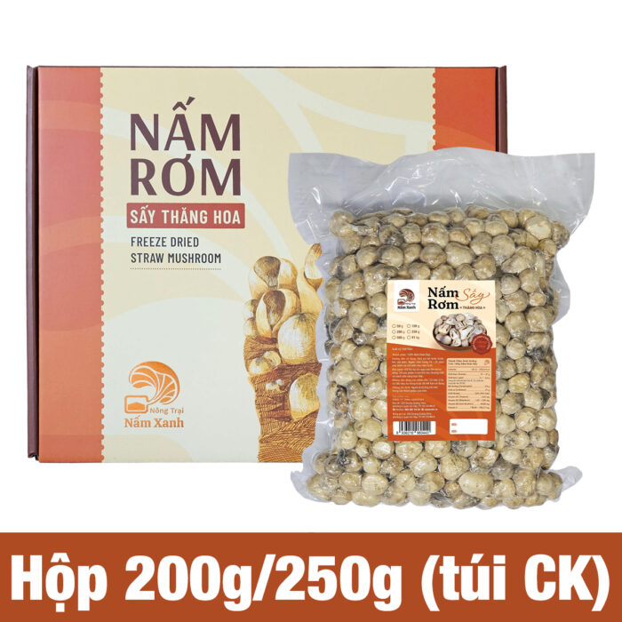 Nấm Rơm Sấy Thăng Hoa Thượng Hạng