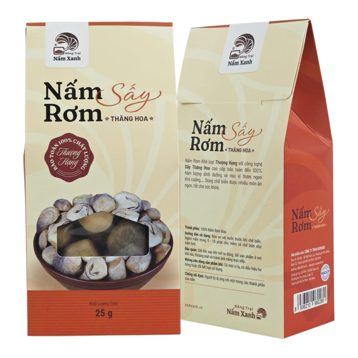 Nấm Rơm Sấy Thăng Hoa Thượng Hạng