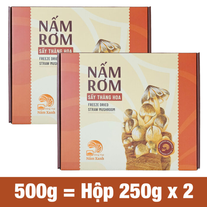 Nấm Rơm Sấy Thăng Hoa Thượng Hạng