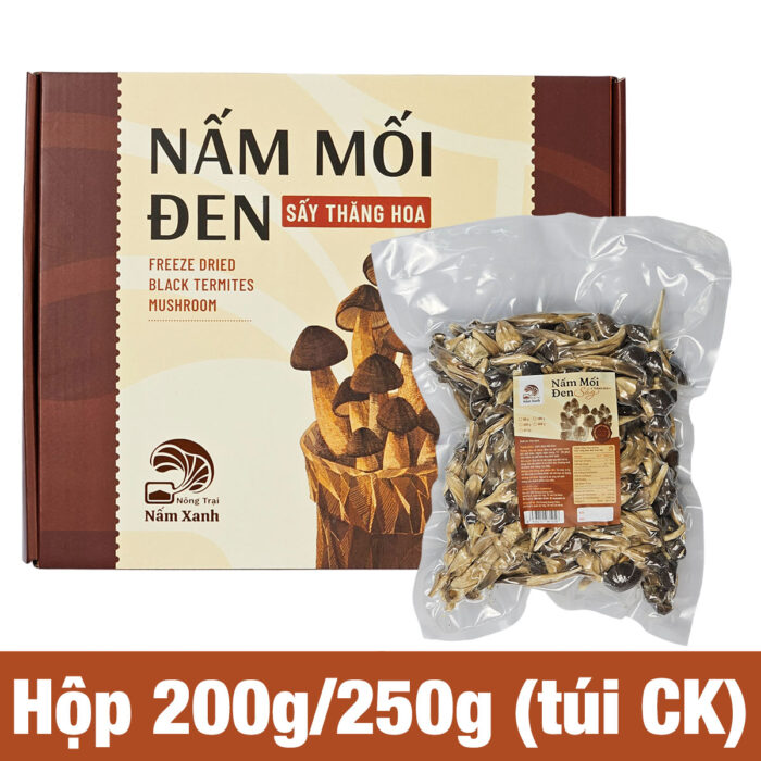 Nấm Mối Đen Sấy Thăng Hoa
