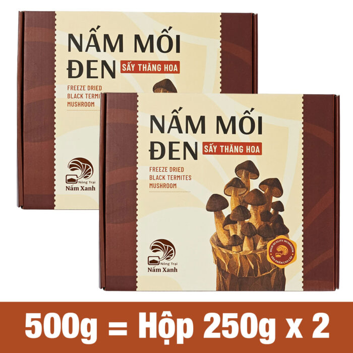 Nấm Mối Đen Sấy Thăng Hoa