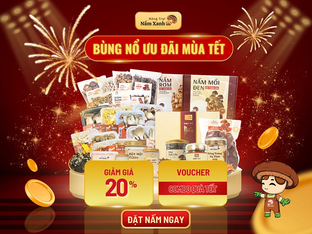 Popup Event Tết Dương Lịch 2025 tại Nấm Xanh