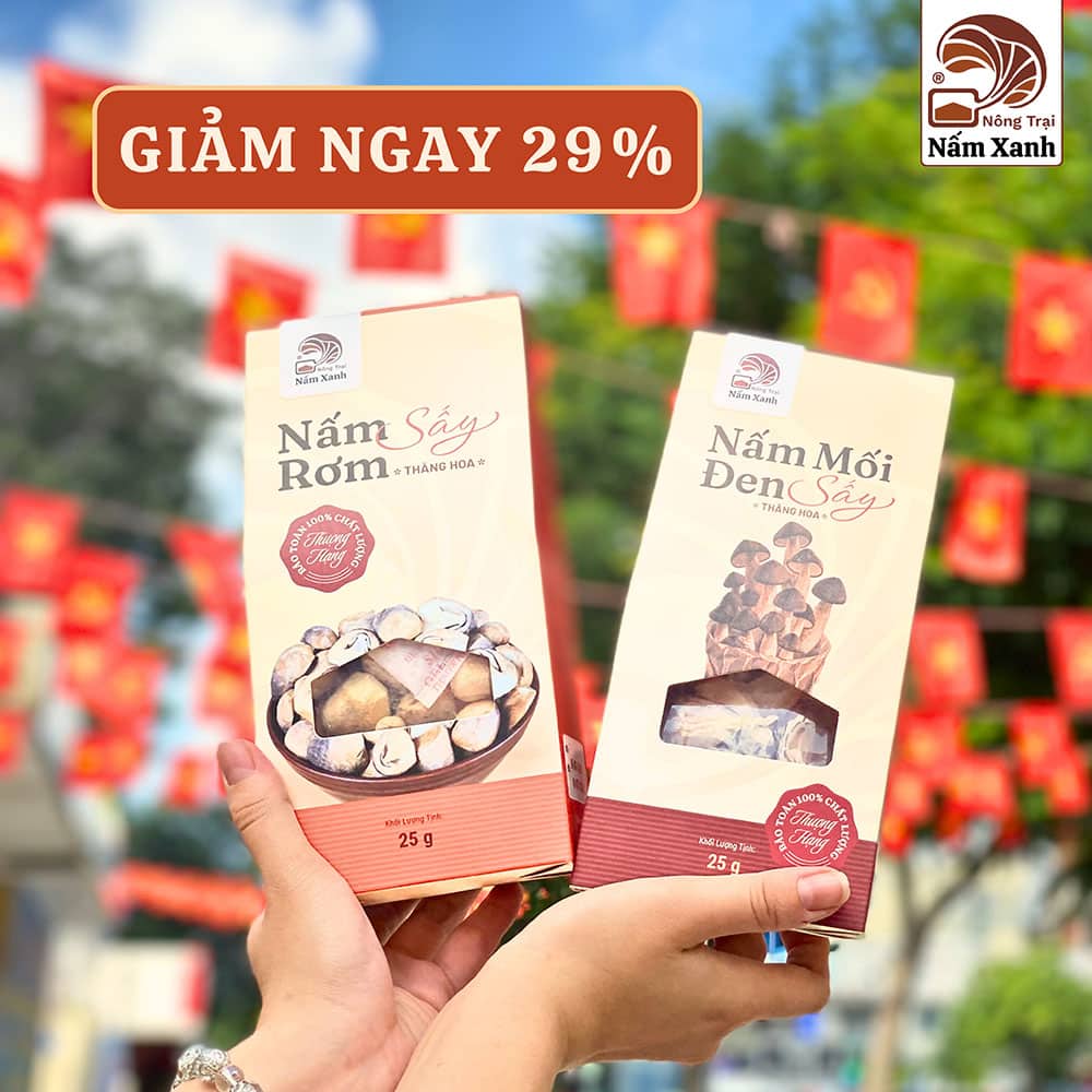 CTKM Quốc Khánh 2/9 cùng Nấm Xanh