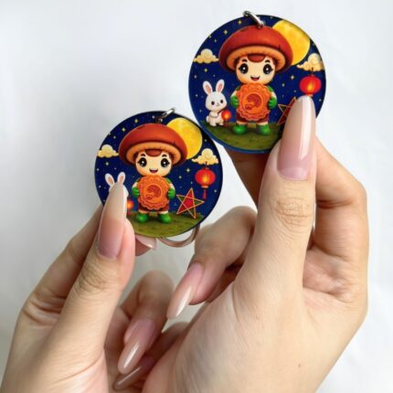 Móc Khóa Mascot Nấm Khỏe Đón Trung Thu 2026