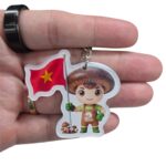 Móc Khóa Mascot Nấm Khỏe Yêu Nước